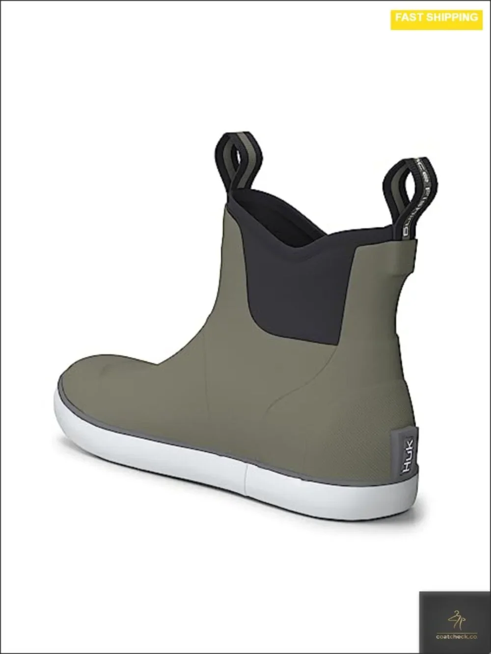 Men's Waterproof Fishing Rain Boots with GRIPX Non-Slip Traction